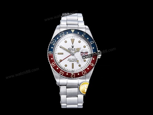 Rolex Vintage GMT 6542 No Crown Guard Automatic Men Watch,RL-05042