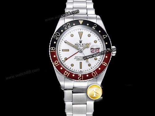 Rolex Vintage GMT 6542 No Crown Guard Automatic Men Watch,RL-05043