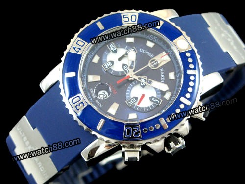 ULYSSE NARDIN MAXI MARINE DIVER CHRONOGRAPH MENS WATCH ,UN-018