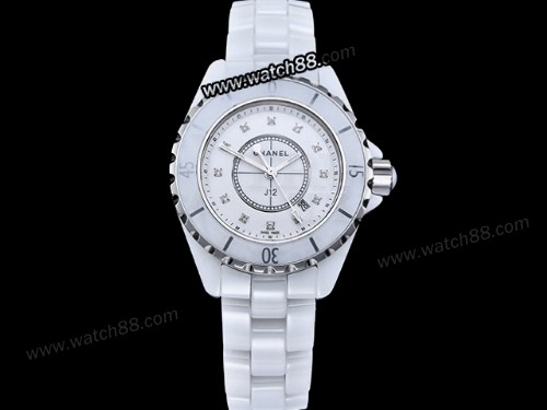 XHANEL J-12 33mm Quartz Lady Watch,CHA-01017