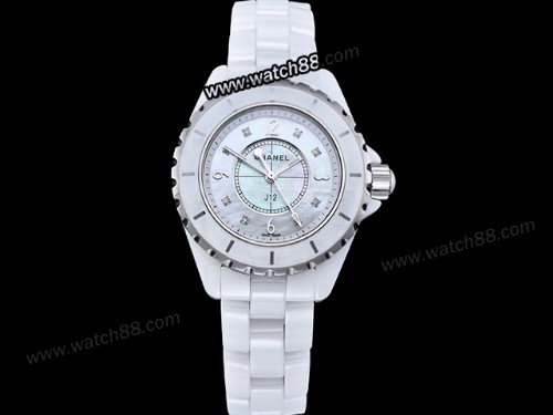 XHANEL J-12 33mm Quartz Lady Watch,CHA-01020